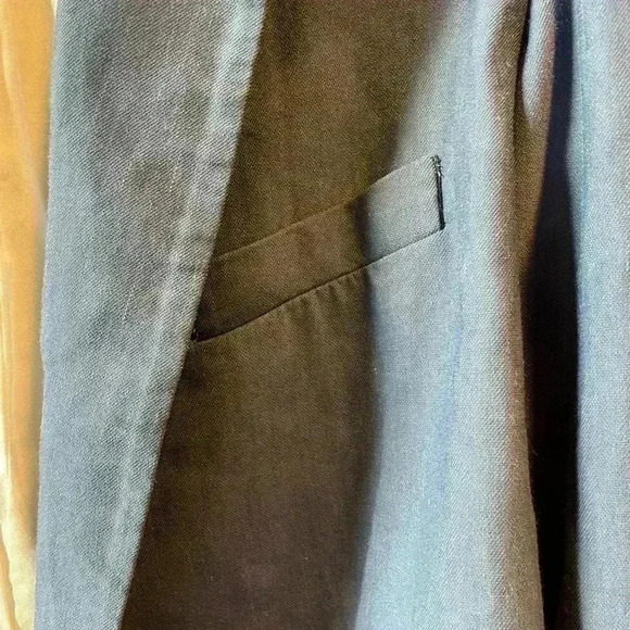 TIBI Linen Viscose Cropped Jacket Size 2-Excellent Condition - Picture 3 of 6